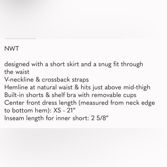 Alo tennis Alosoft Showcase Dress Black XS. Sold out in stores & online $118 - Picture 14 of 16